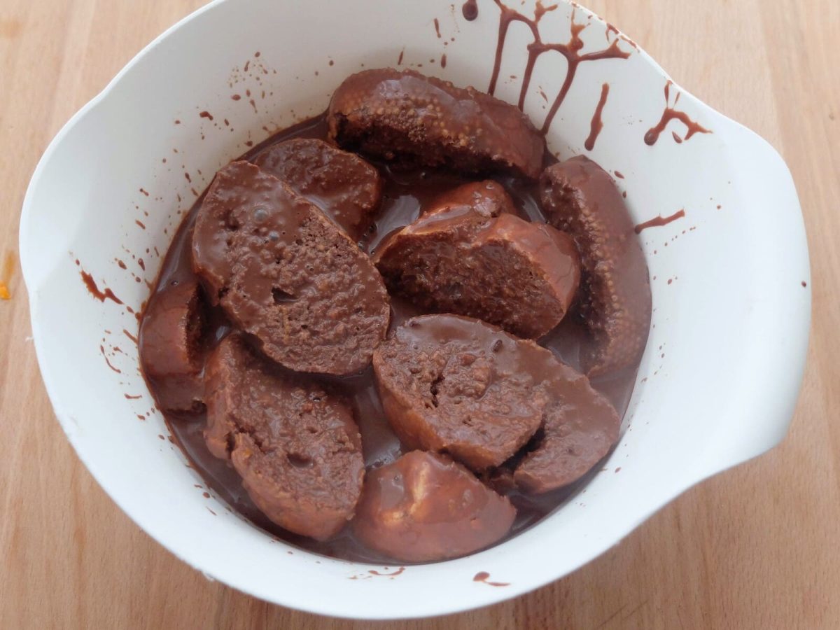 pudin de chocolate paso 9