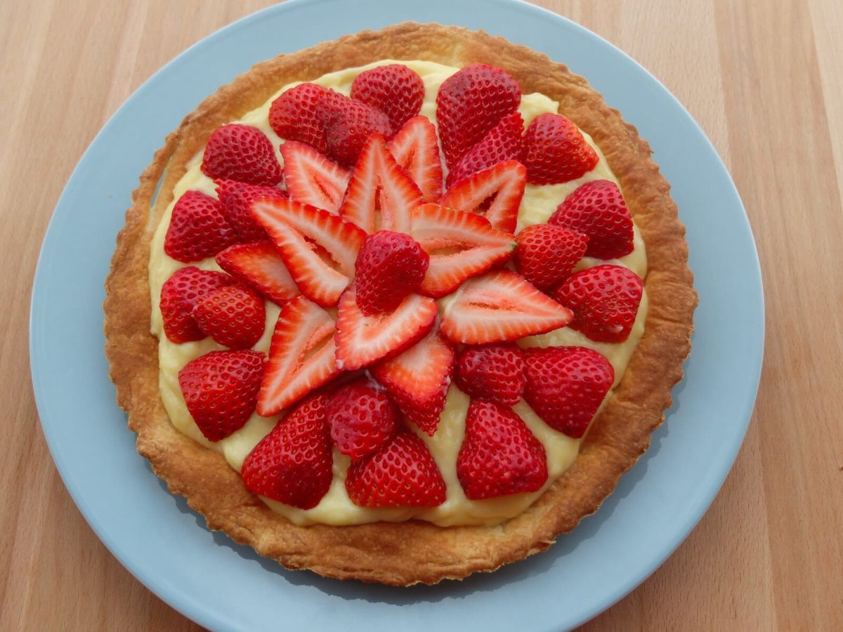 tarta crema fresas paso 8