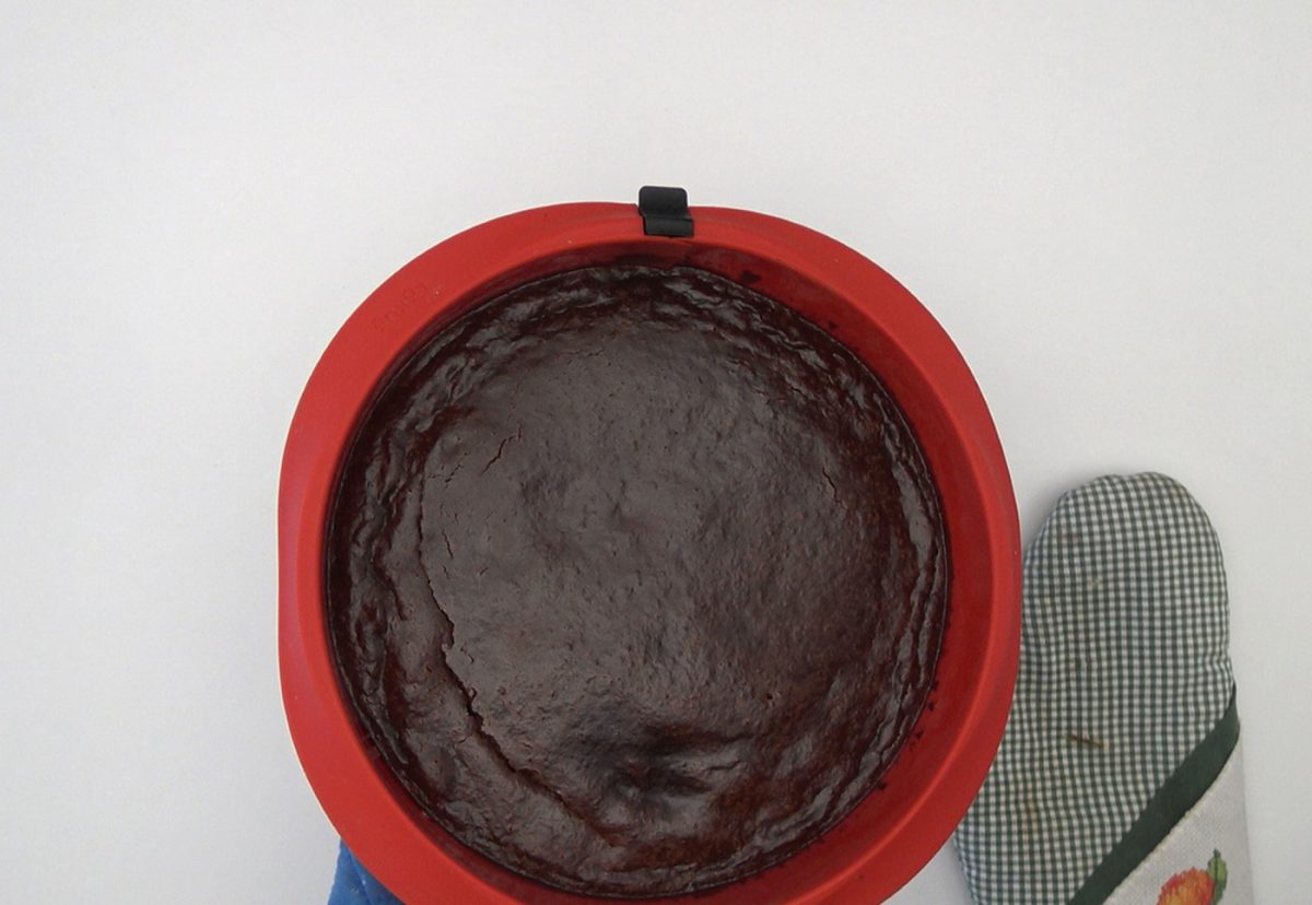 Tarta de castañas y chocolate