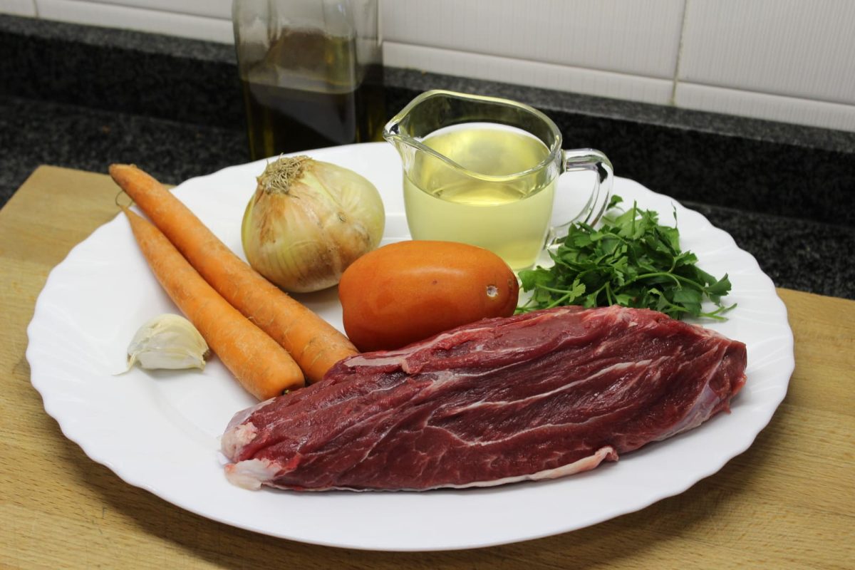 ternera guisada carne gobernada paso 1