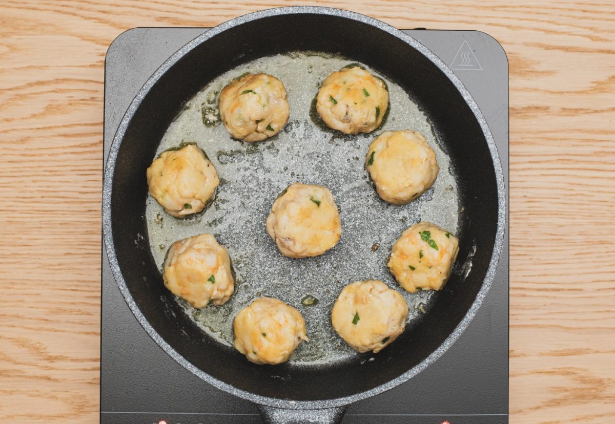 Albóndigas de marisco. Una delicia para Navidad