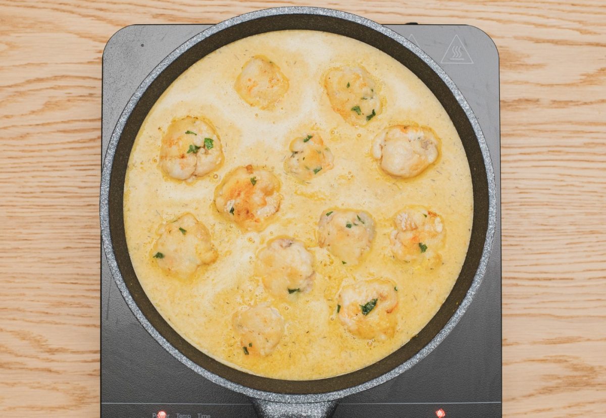 Albóndigas de marisco. Una delicia para Navidad