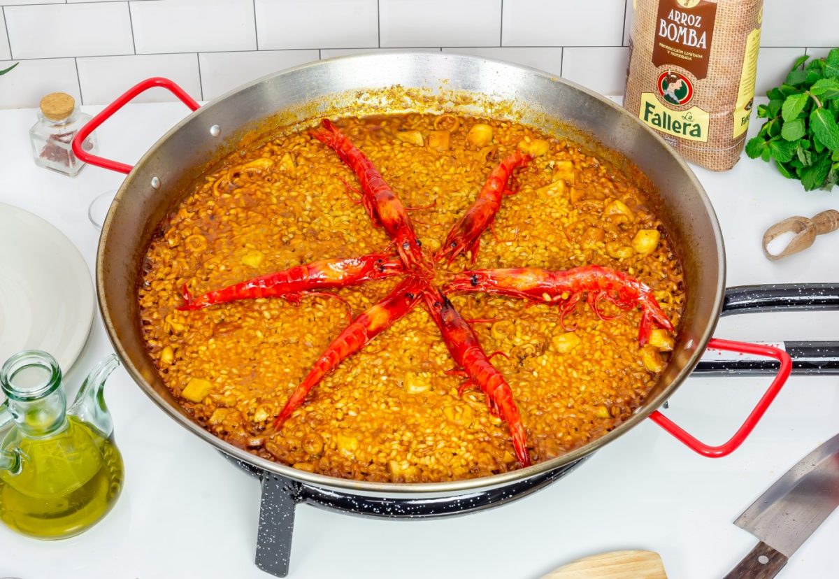 Arroz seco de carabineros. Un plato perfecto paso a paso