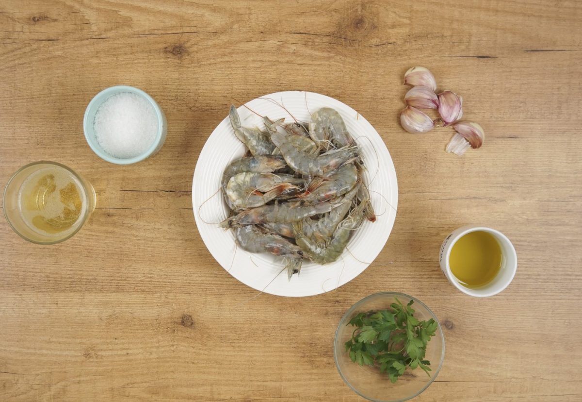 Langostinos al cava en el horno. Una receta fácil paso a paso