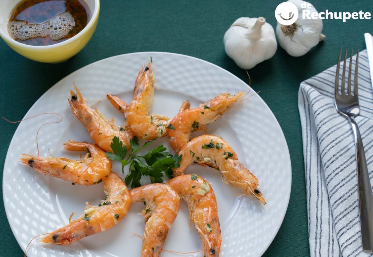 Langostinos al cava en el horno. Una receta fácil paso a paso