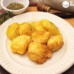 Rape rebozado con patatas a la sidra