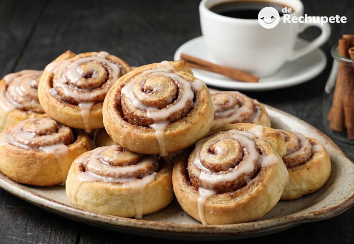 Rollitos de canela exprés con hojaldre. Receta fácil para un capricho rápido