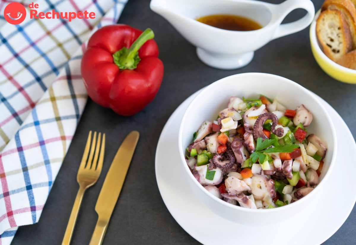Salpicón de pulpo. El entrante ideal paso a paso