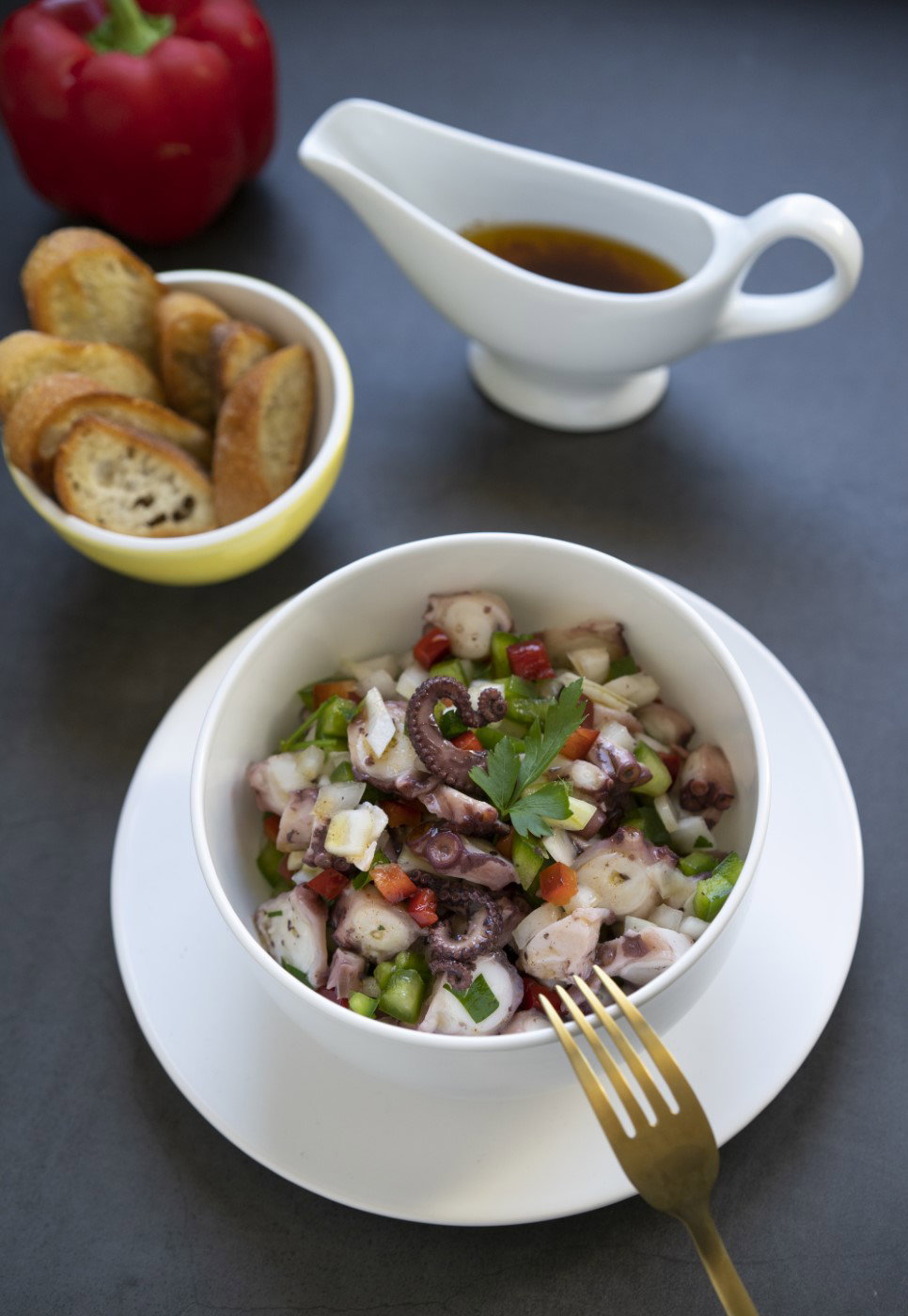 Salpicón de pulpo. El entrante ideal paso a paso