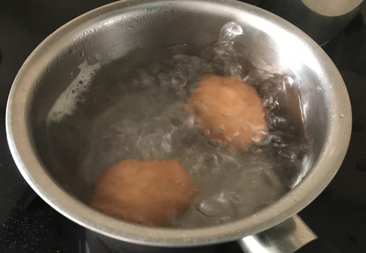 Tronco salado de pollo para Navidad