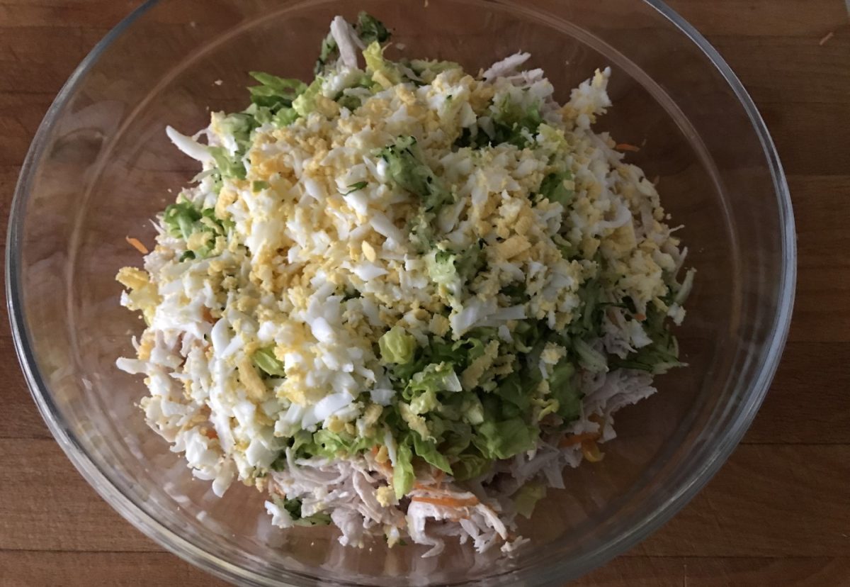 Tronco salado de pollo para Navidad