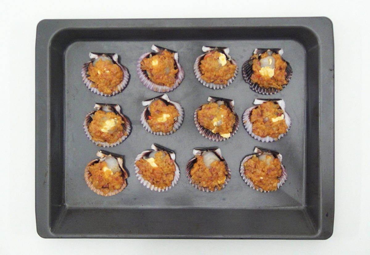 Zamburiñas al horno. Una receta deliciosa paso a paso