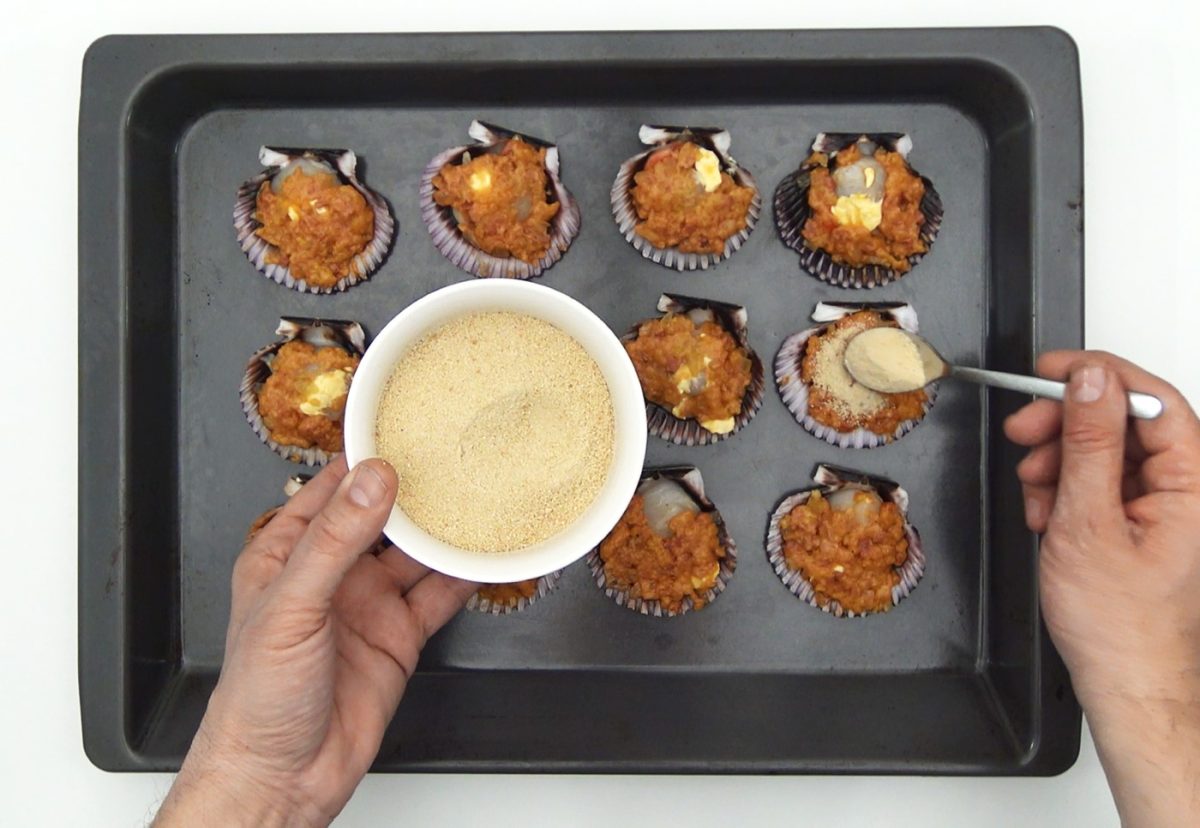 Zamburiñas al horno. Una receta deliciosa paso a paso