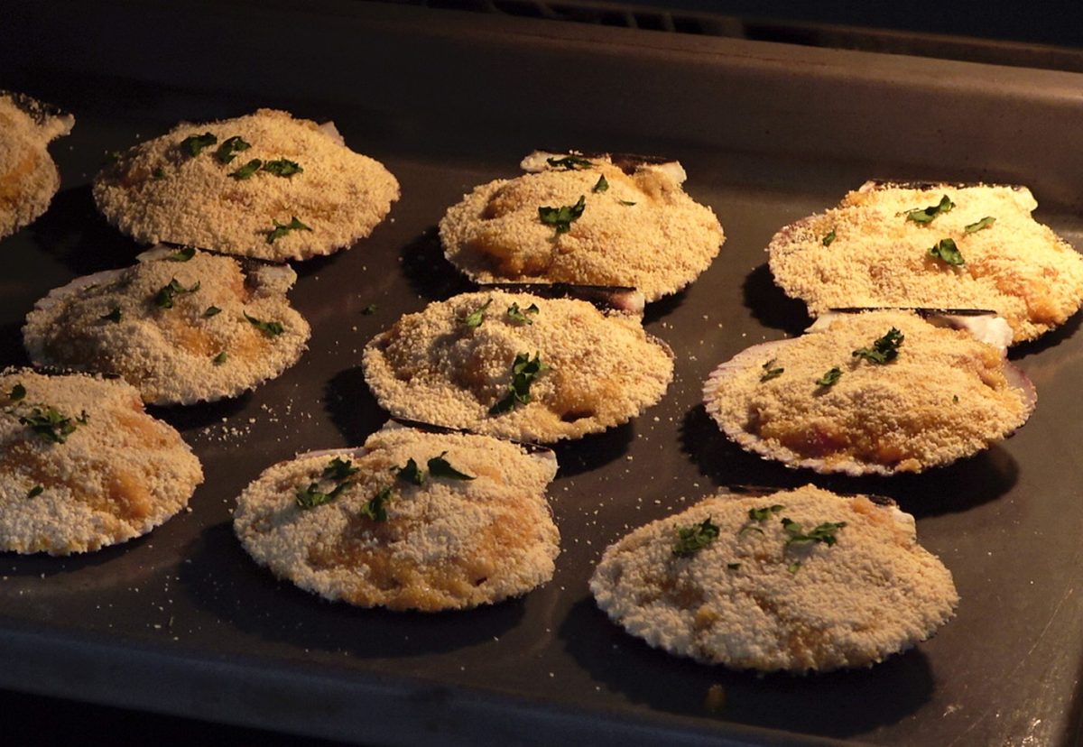 Zamburiñas al horno. Una receta deliciosa paso a paso