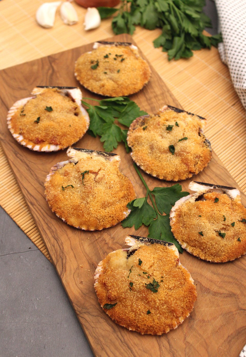 Zamburiñas al horno. Una receta deliciosa paso a paso