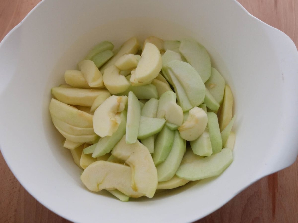 apple pie pastel de manzana paso 2