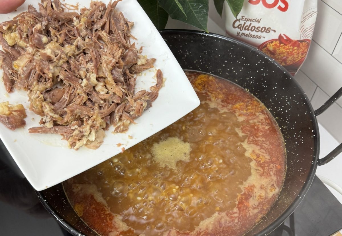Arroz con setas y foie. Una receta fácil paso a paso