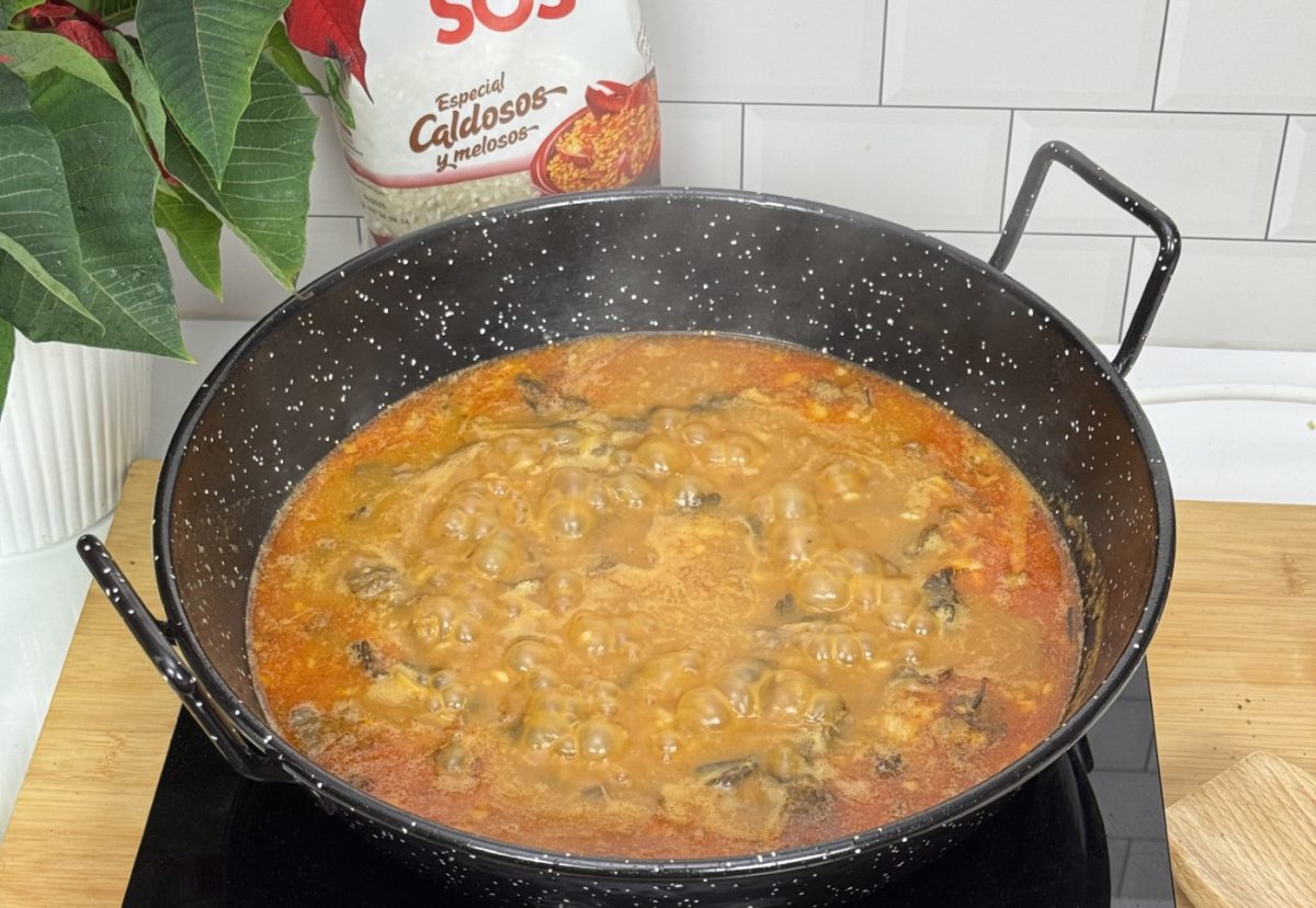Arroz con setas y foie. Una receta fácil paso a paso