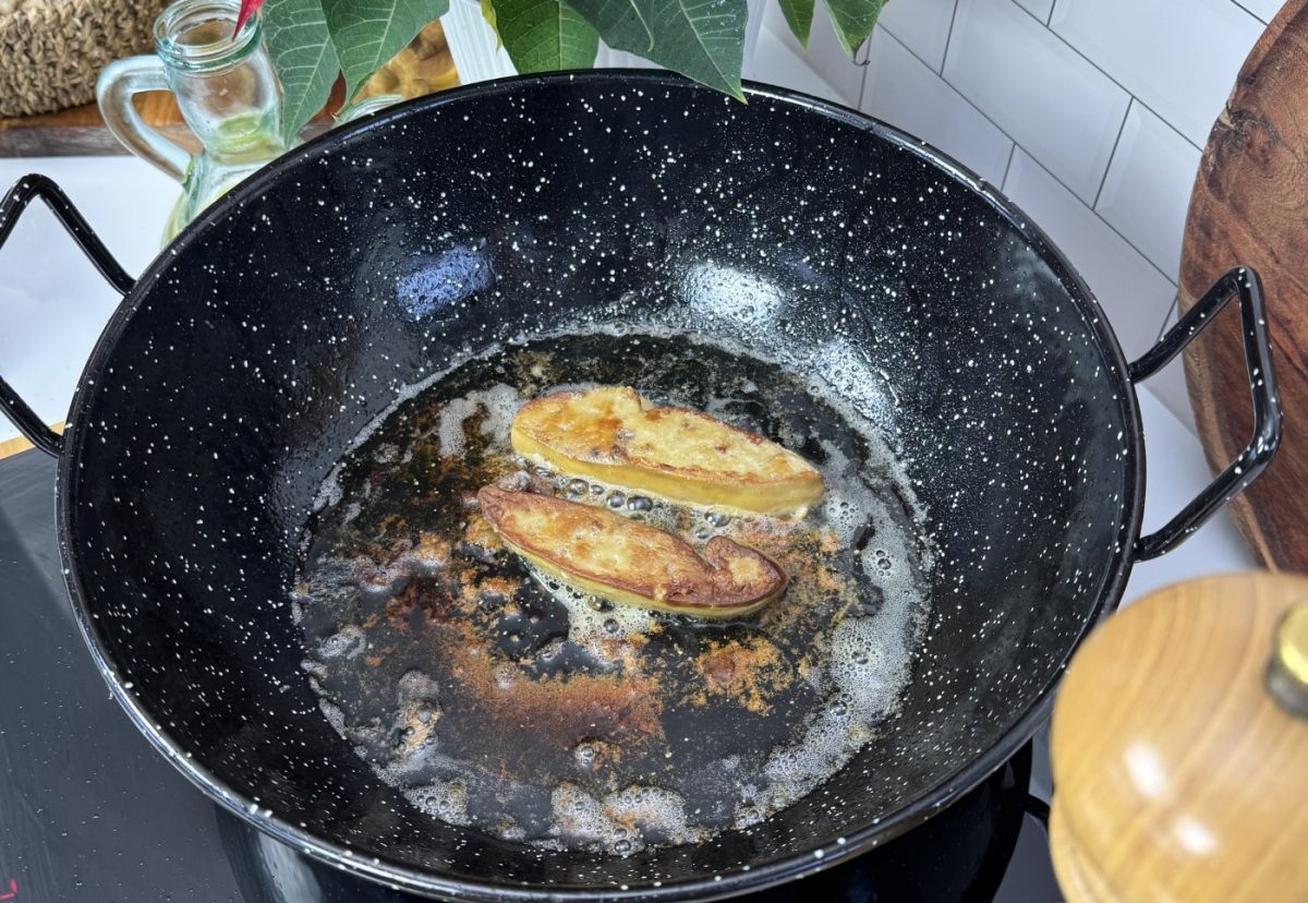 Arroz con setas y foie. Una receta fácil paso a paso