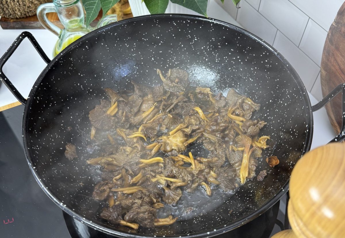 Arroz con setas y foie. Una receta fácil paso a paso