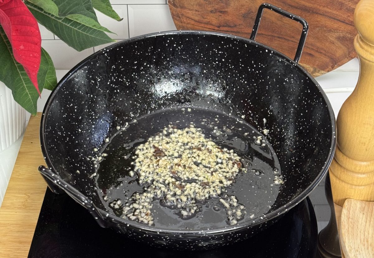 Arroz con setas y foie. Una receta fácil paso a paso