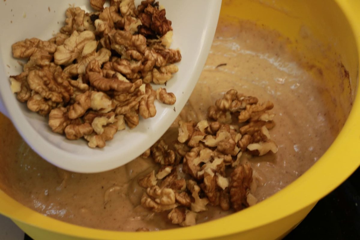 bizcocho de nueces paso 10