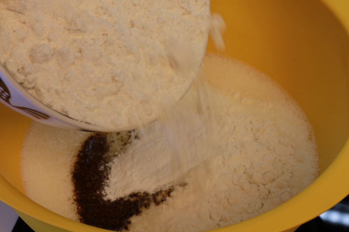 bizcocho de nueces paso 5