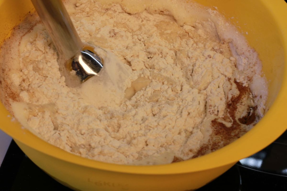 bizcocho de nueces paso 6