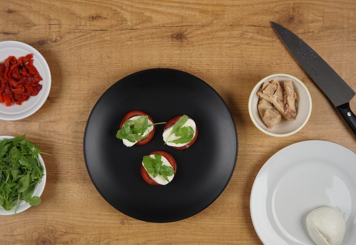 Canapés rápidos para Navidad