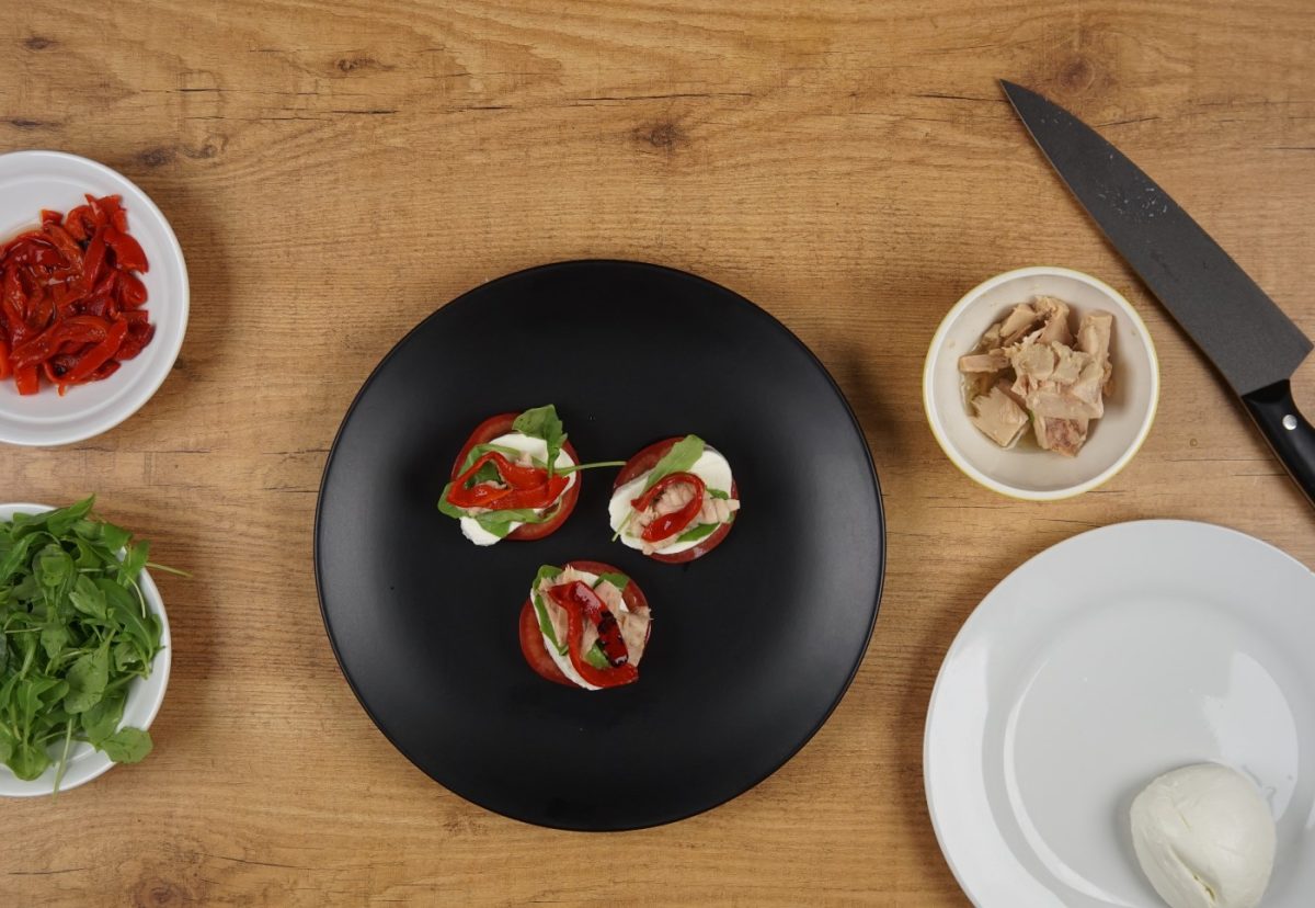 Canapés rápidos para Navidad