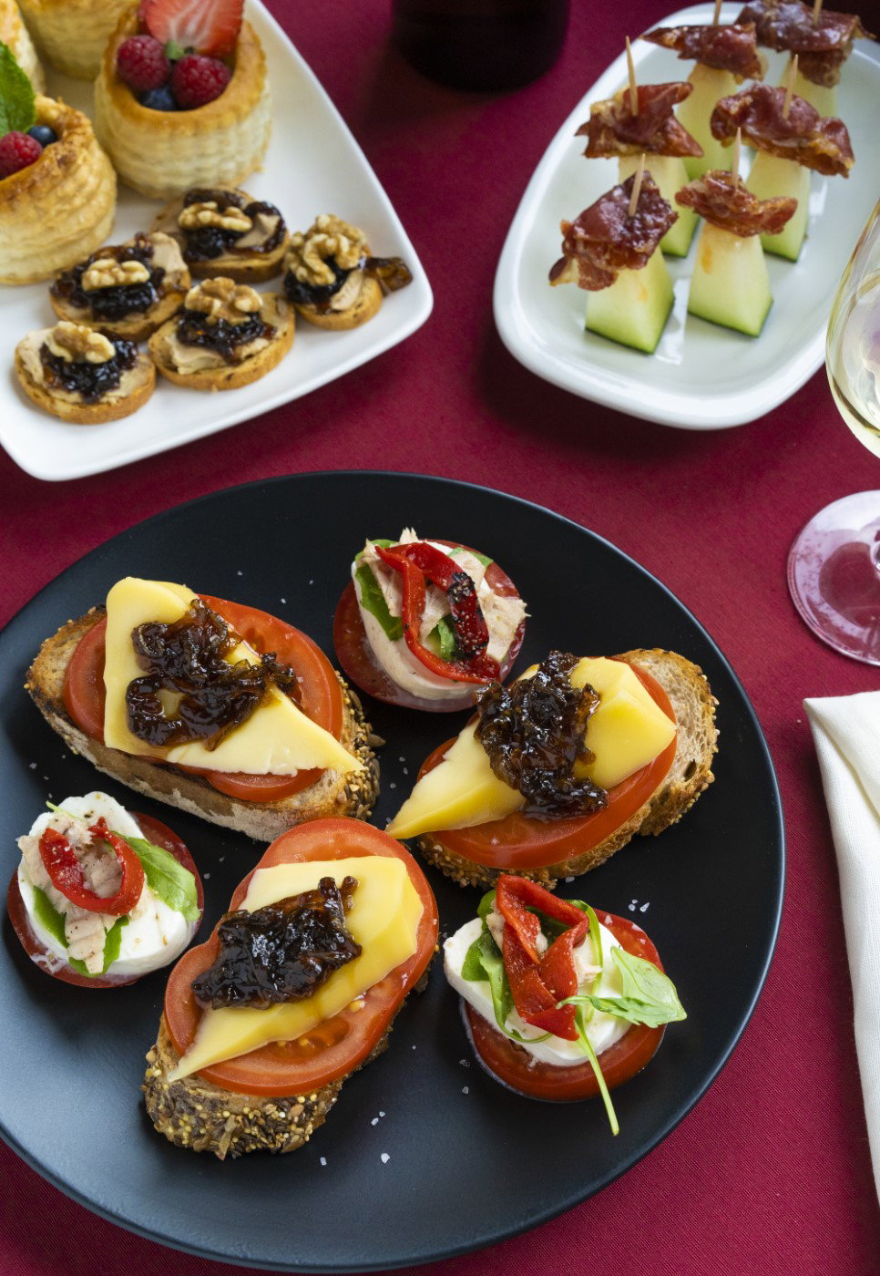 Canapés rápidos para Navidad