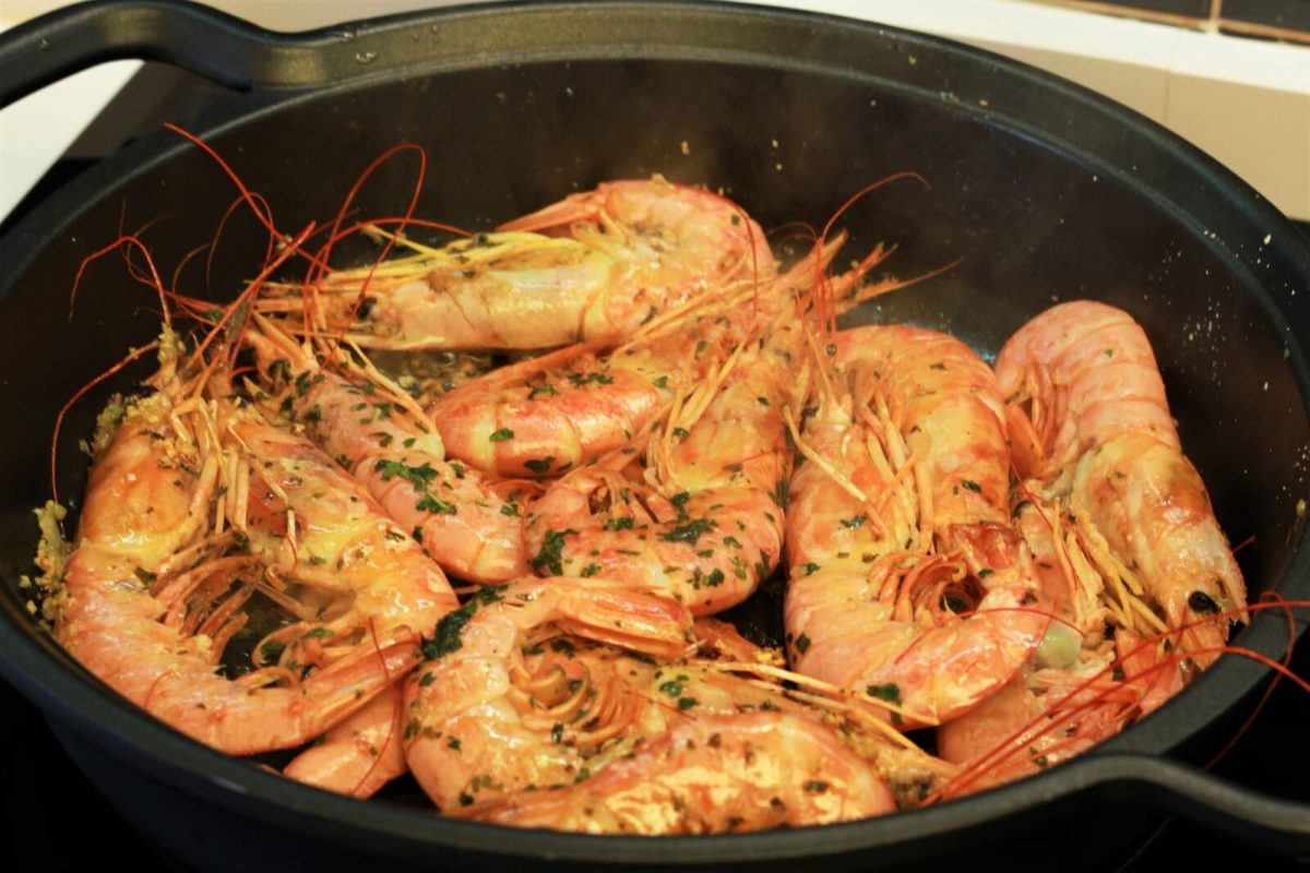 langostinos al coñac paso 5