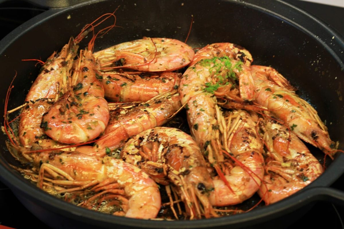 langostinos al coñac paso 6