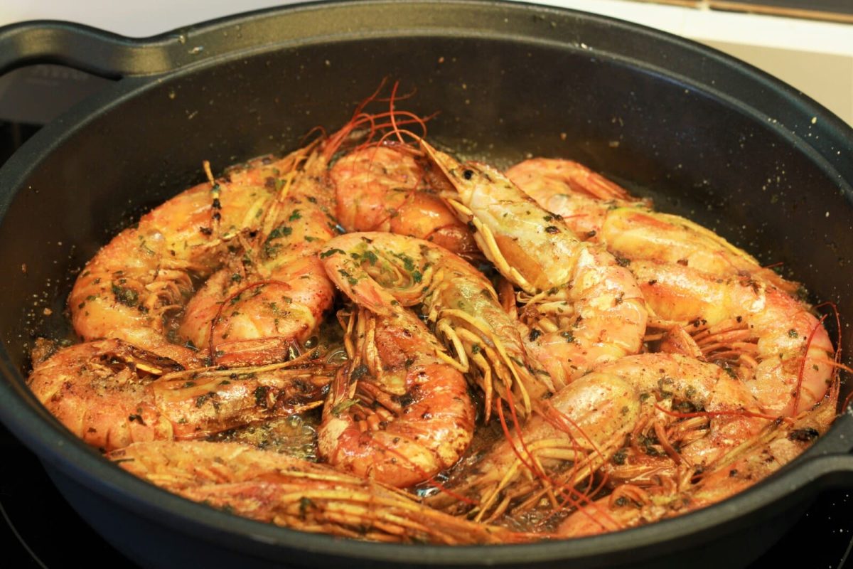 langostinos al coñac paso 7