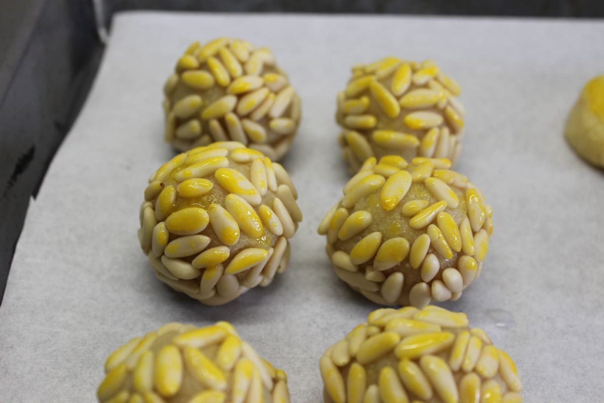 mazapán casero con piñones paso 9