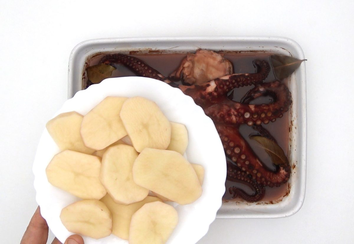 Pulpo asado a la gallega