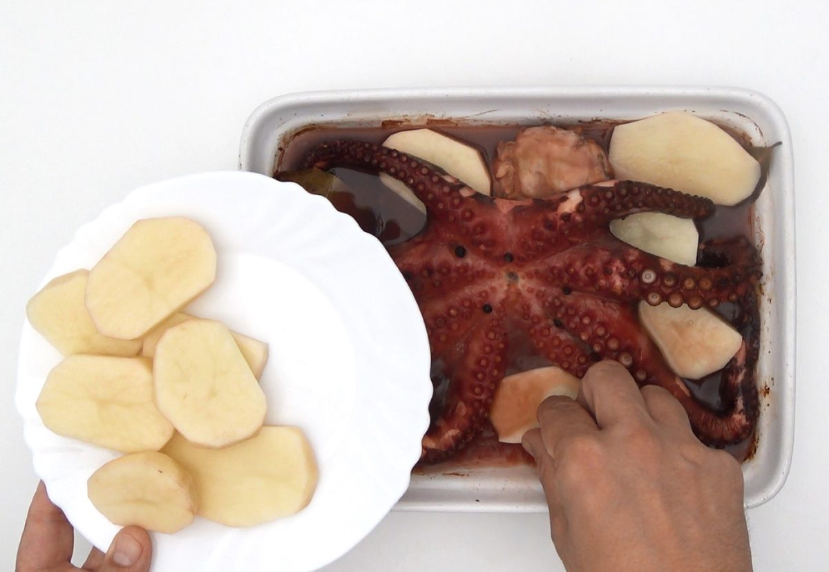 Pulpo asado a la gallega