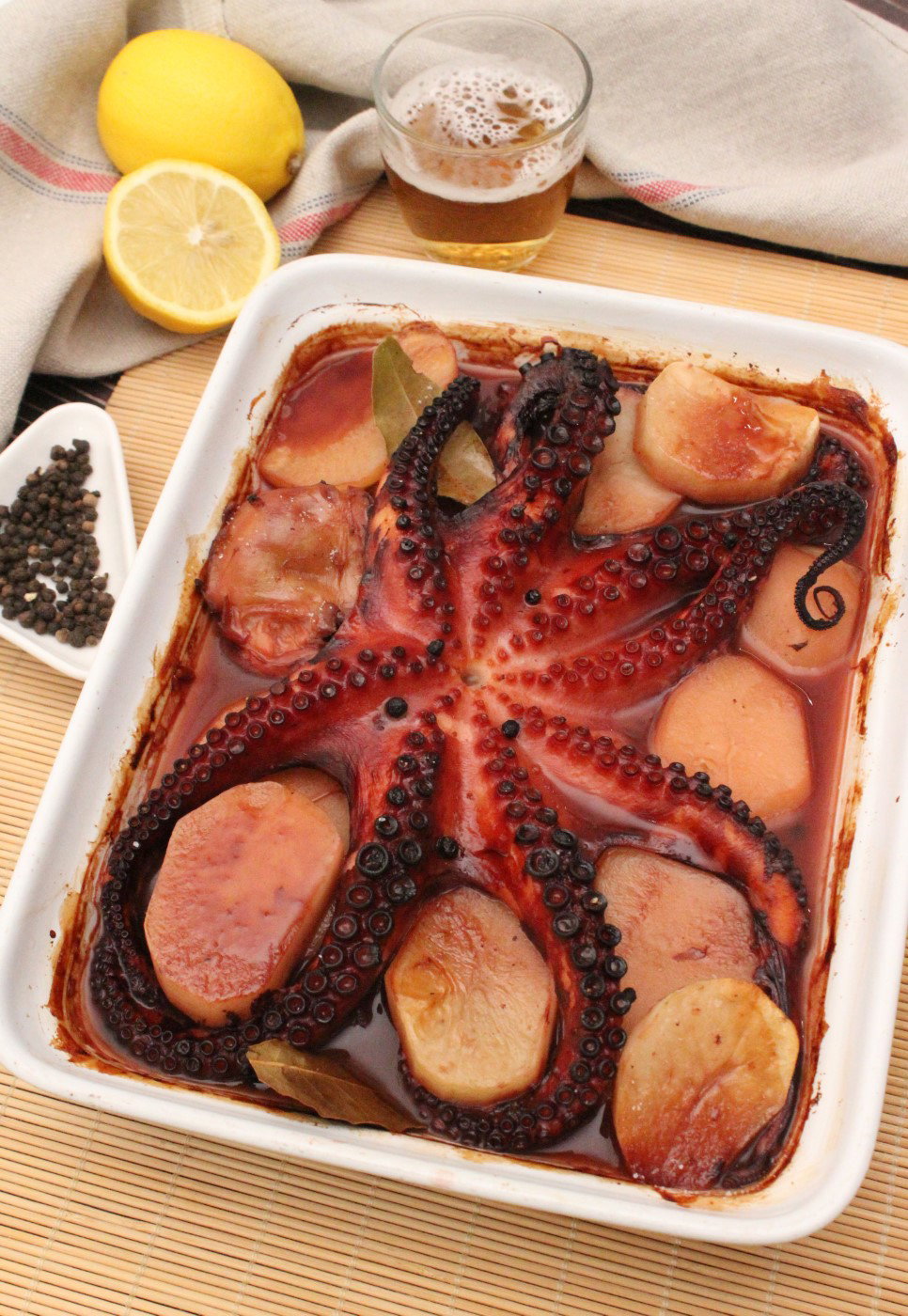 Pulpo asado a la gallega