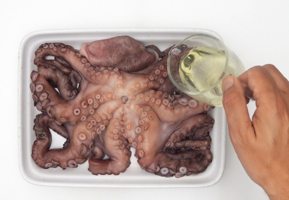 Pulpo asado a la gallega