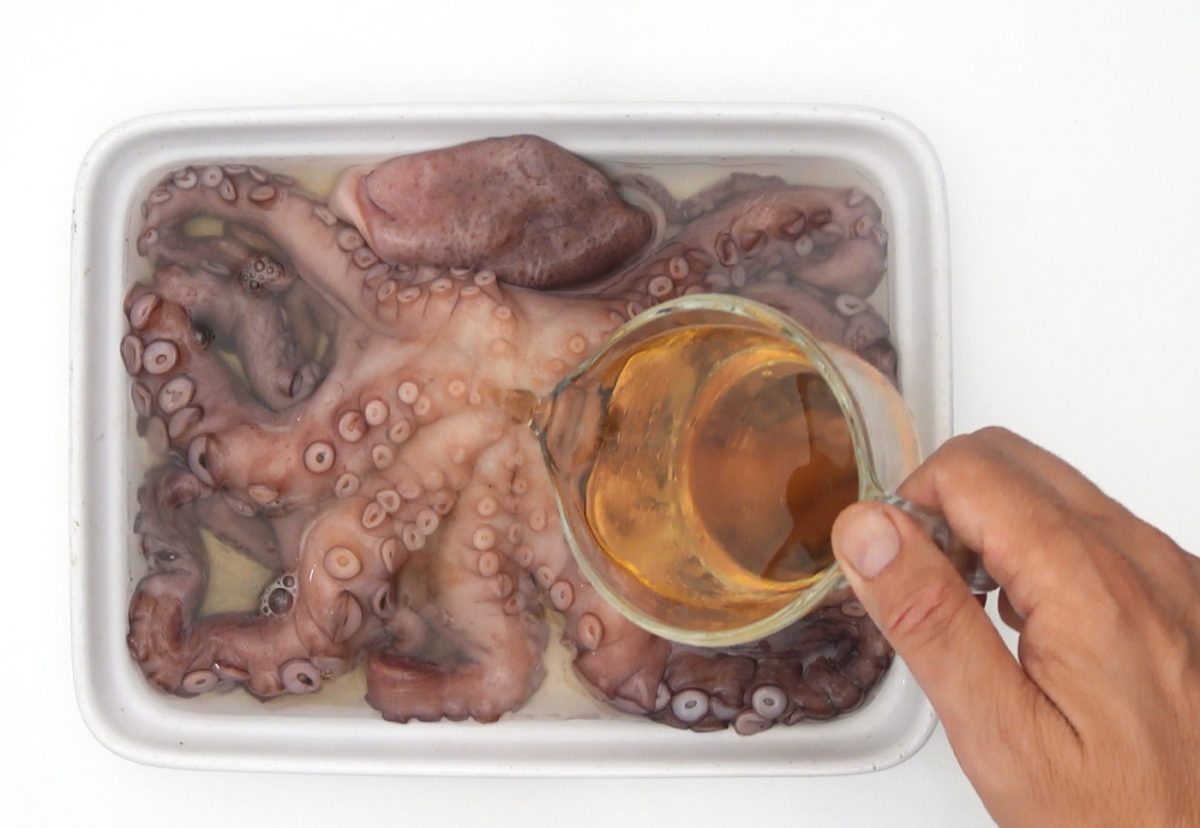 Pulpo asado a la gallega