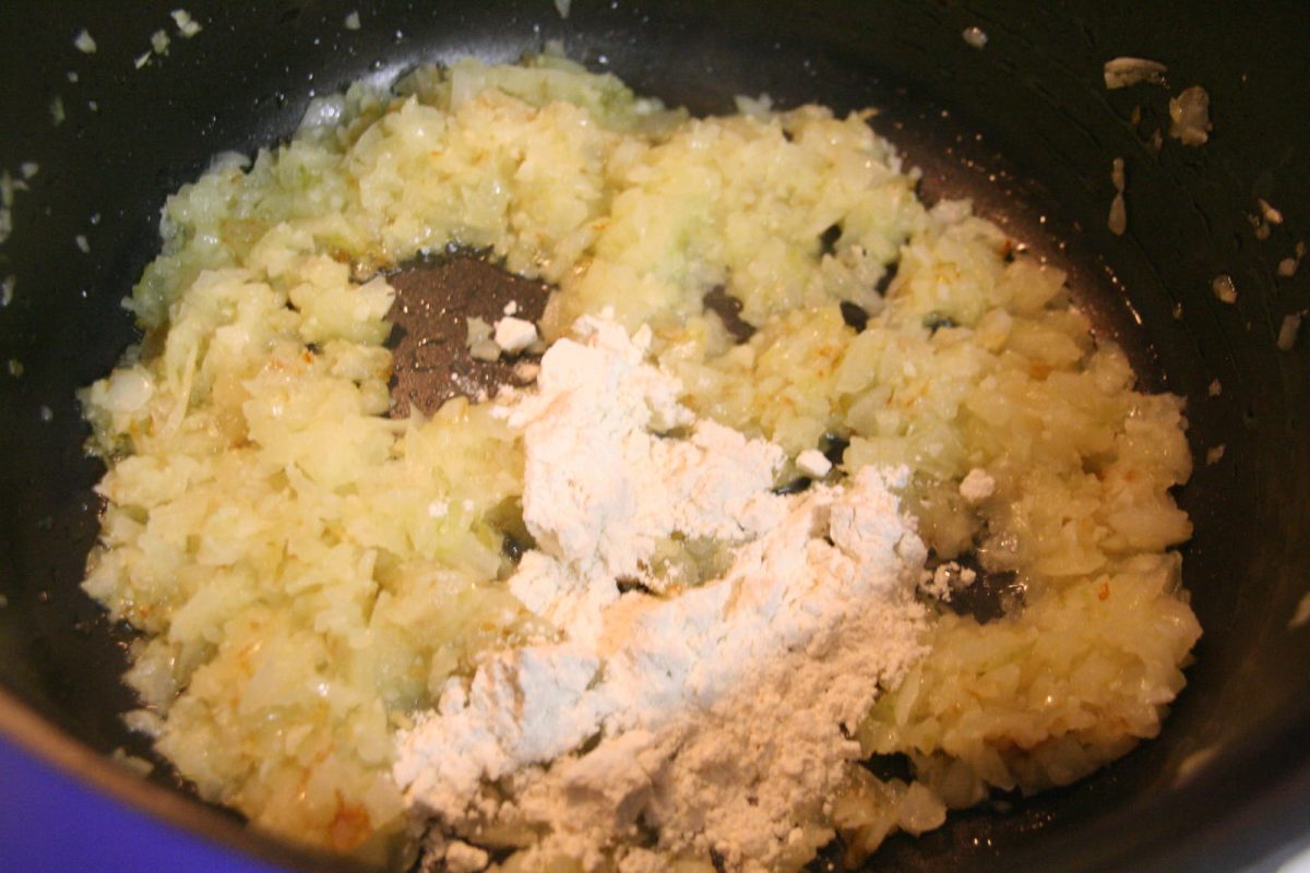 rape en salsa verde paso 5