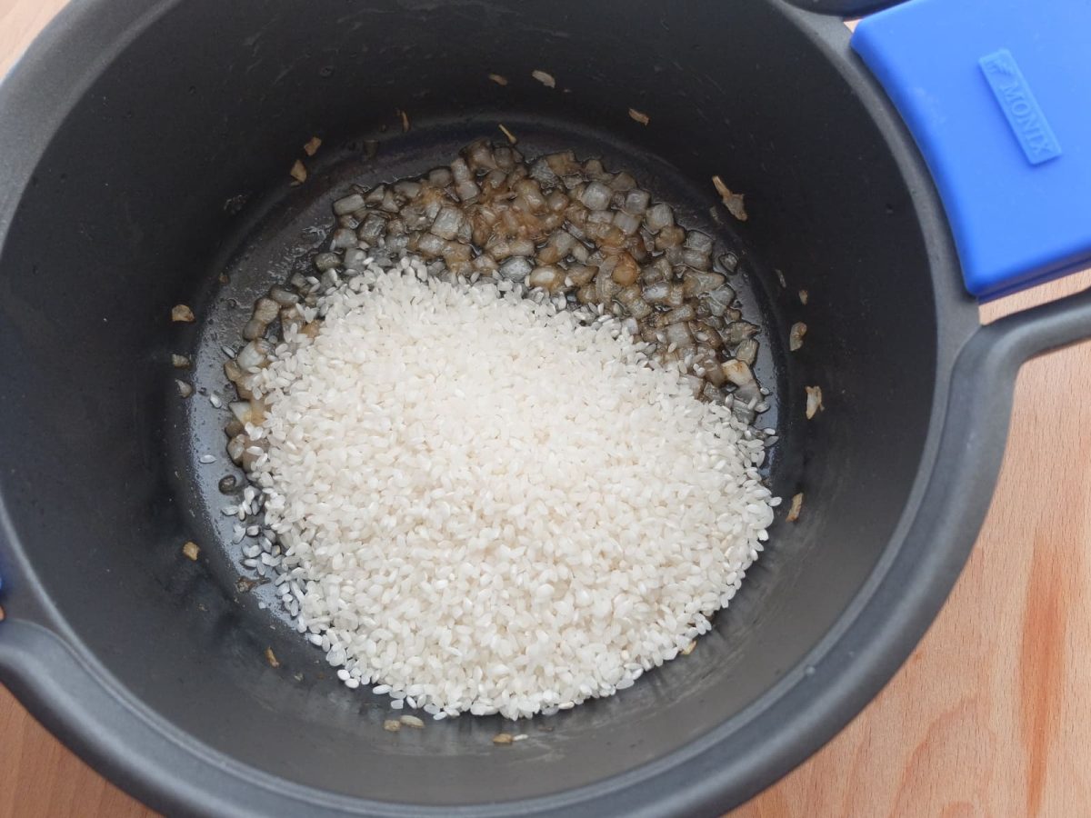 risotto a la carbonara paso 11
