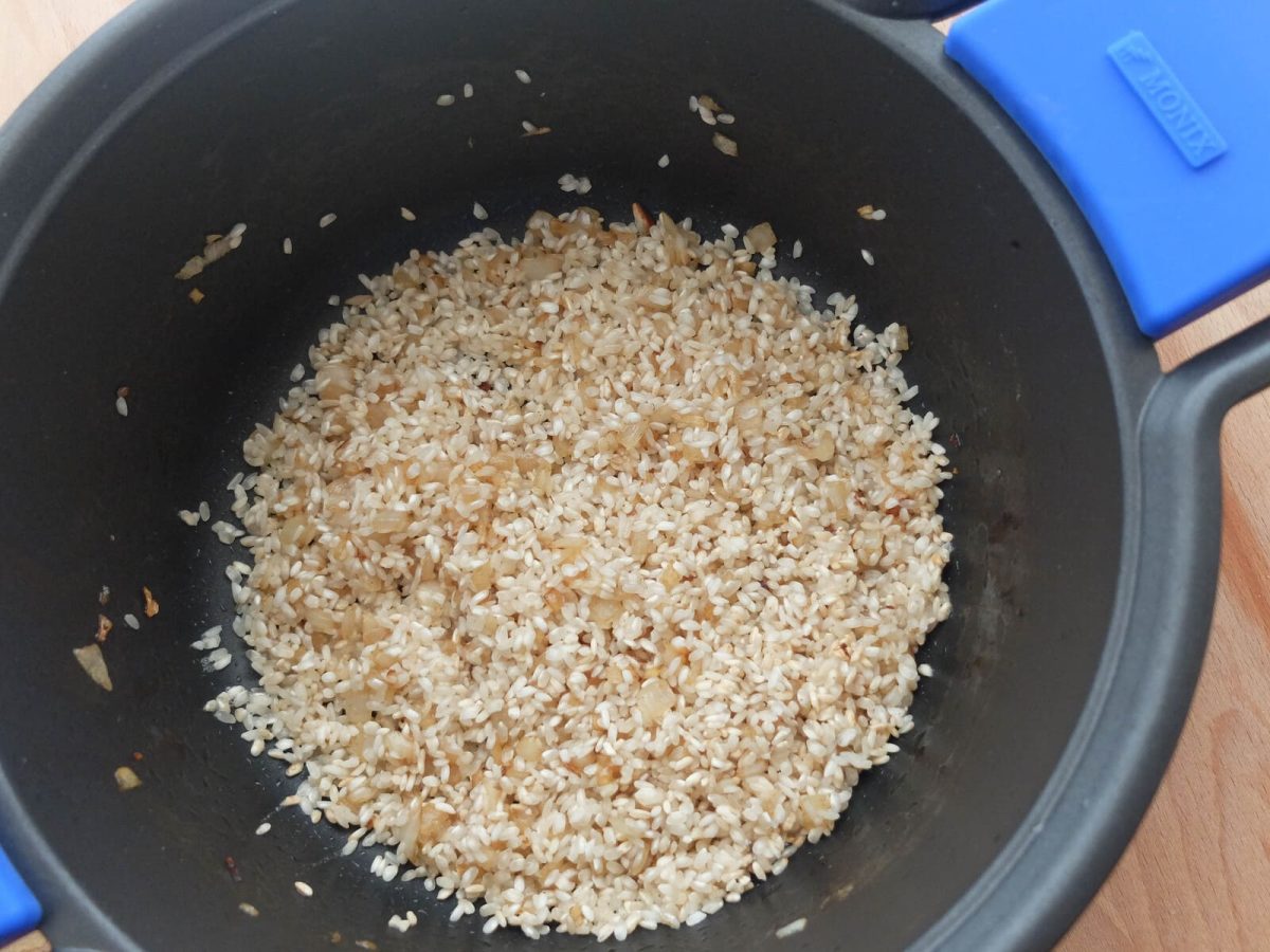 risotto a la carbonara paso 13