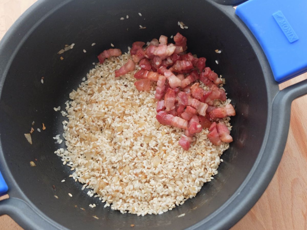 risotto a la carbonara paso 14