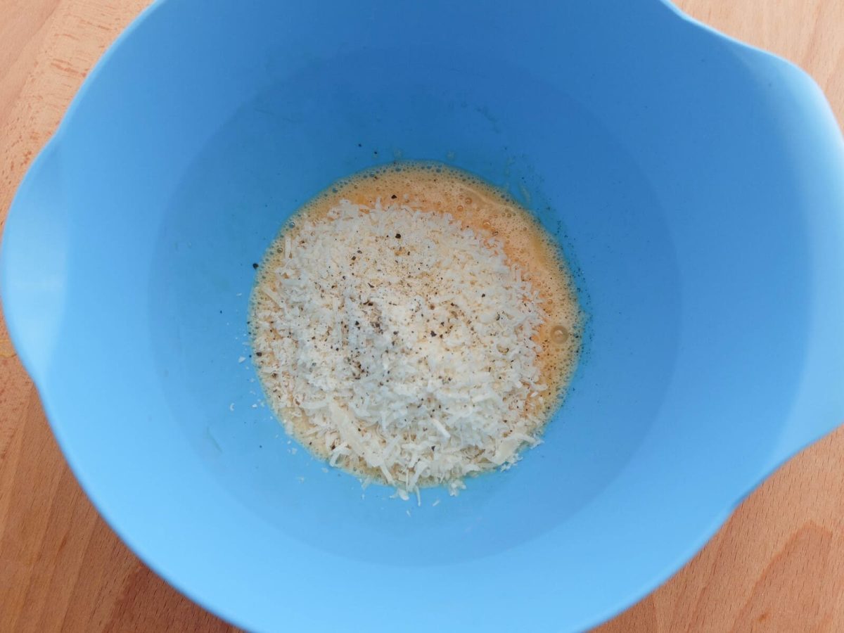 risotto a la carbonara paso 17
