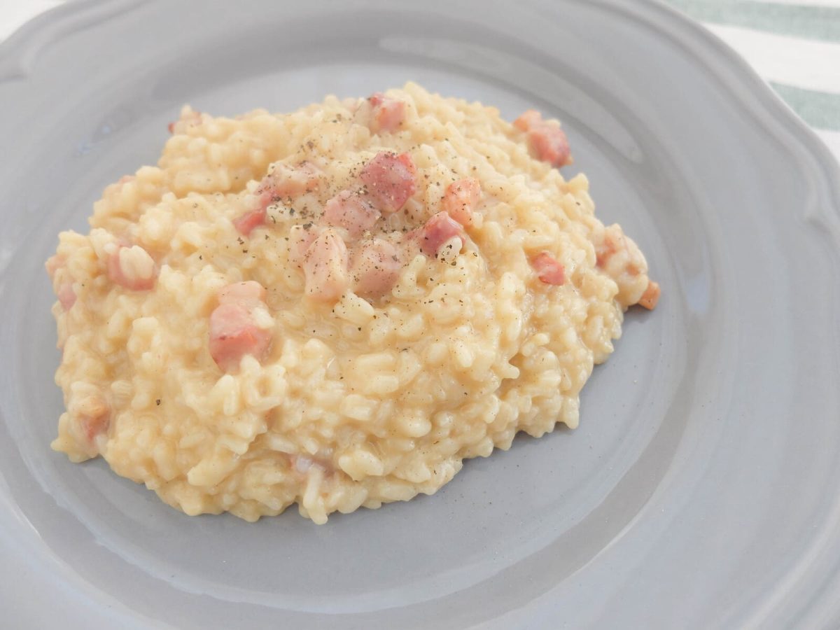risotto a la carbonara paso 23