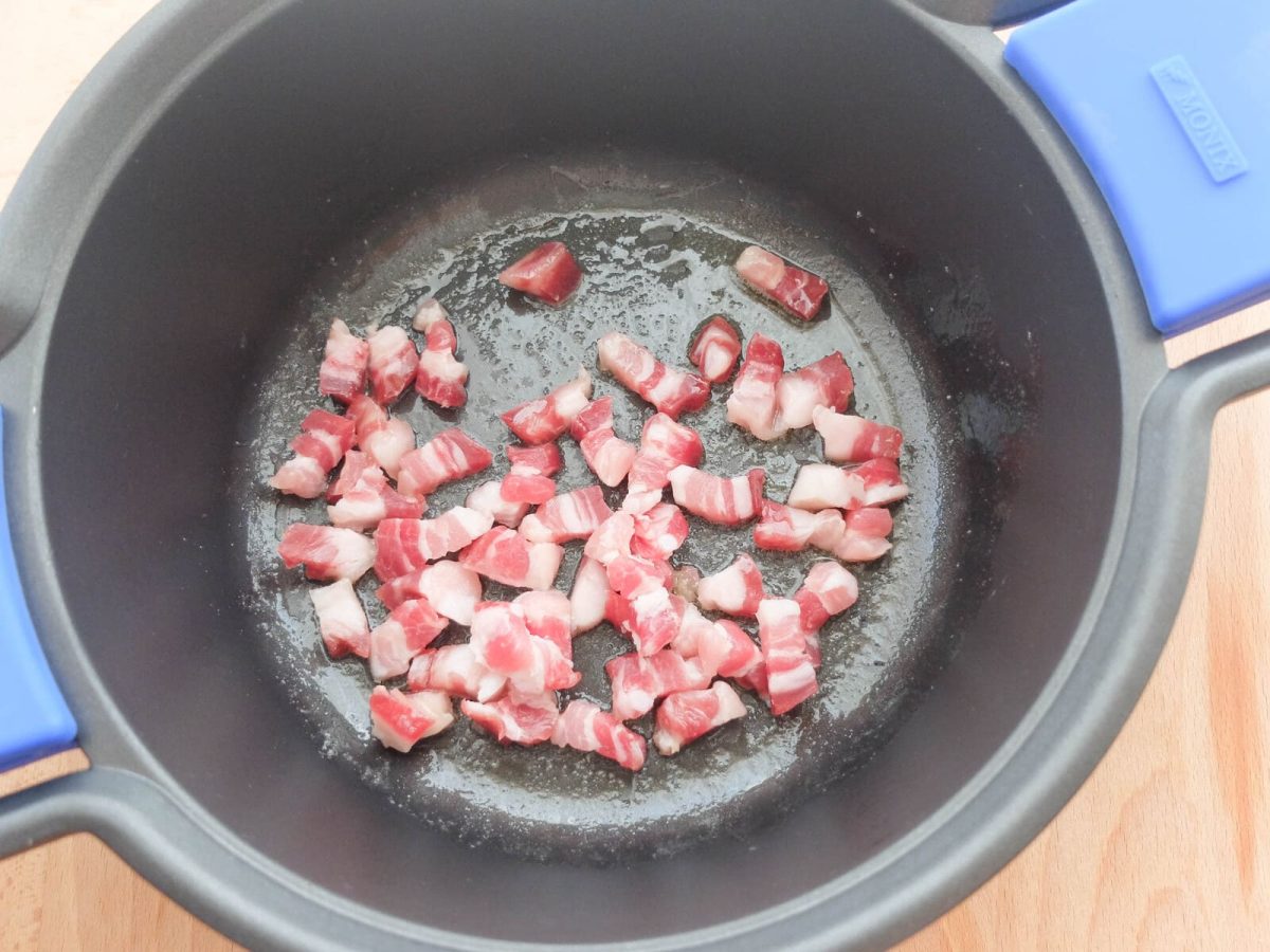 risotto a la carbonara paso 7