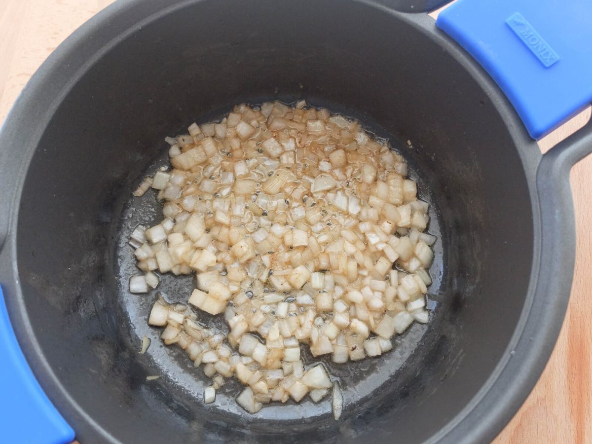 risotto a la carbonara paso 9