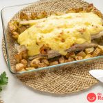 Rodaballo con gambas al ajillo, un plato de lujo
