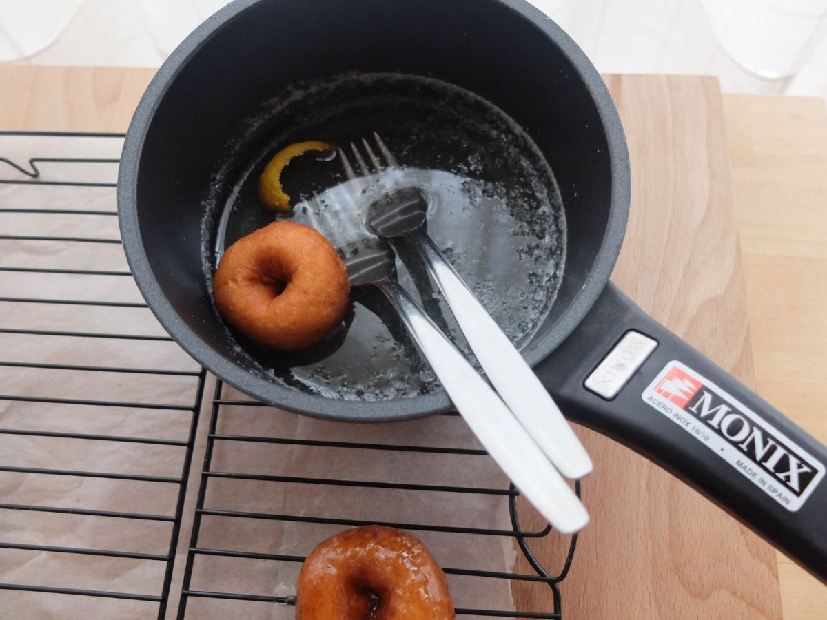 rosquillas fritas paso 12